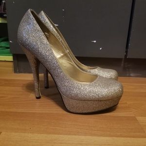 Gold Sparkley Heels